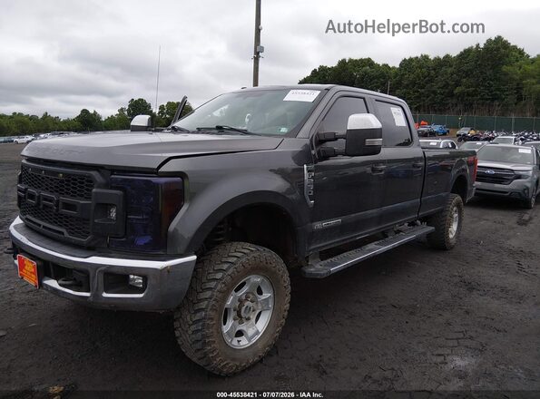 1FT7W2BT6JEC06699 2018 FORD F-250 Gray Առջևի ձախ երեք քառորդ տեսարան