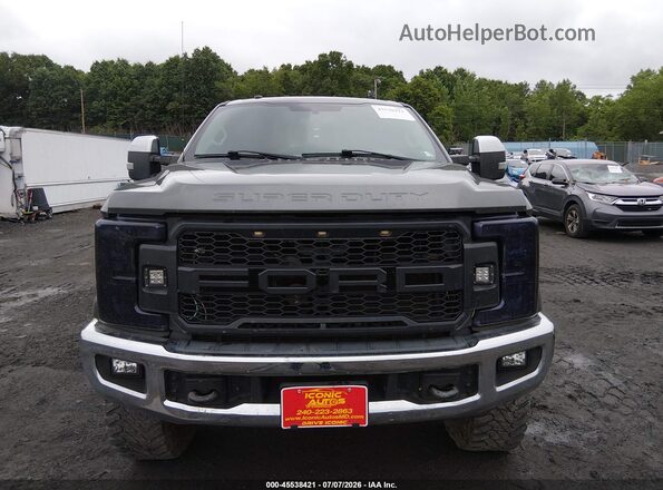 1FT7W2BT6JEC06699 2018 FORD F-250 Gray Սարքավորումների վահանակի տեսք