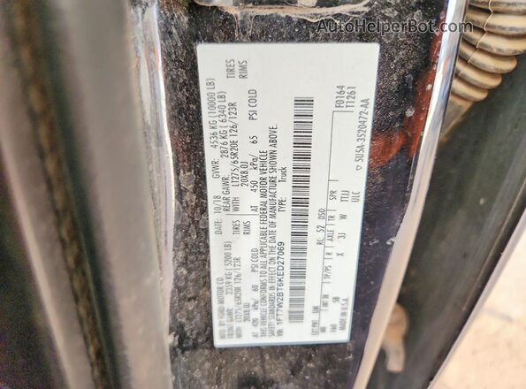 1FT7W2BT6KED27069 2019 FORD F250 Black Vista del compartimento del motor