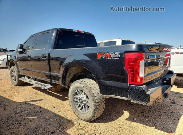 1FT7W2BT6KED27069 2019 FORD F250 Black Trasero izquierdo