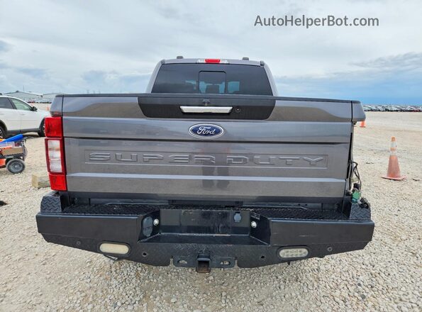 1FT7W2BT6MEC60525 2021 FORD F250 Gray Հետևի տեսք