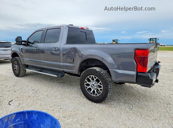 1FT7W2BT6MEC60525 2021 FORD F250 Gray Հետևի ձախ