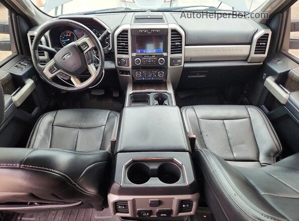 1FT7W2BT6MEC60525 2021 FORD F250 Gray Առջևի վահանակի տեսք