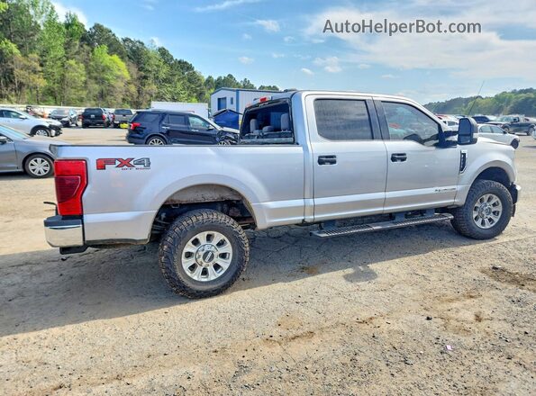 1FT7W2BT6MED05155 2021 FORD F250 Silver Հետևի աջ