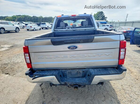 1FT7W2BT6MED05155 2021 FORD F250 Silver Հետևի տեսք