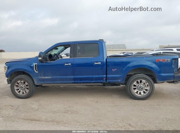 1FT7W2BT6NED39646 2022 FORD F-250 Blue 