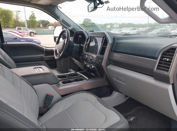1FT7W2BT6NED39646 2022 FORD F-250 Blue Vista interior delantera