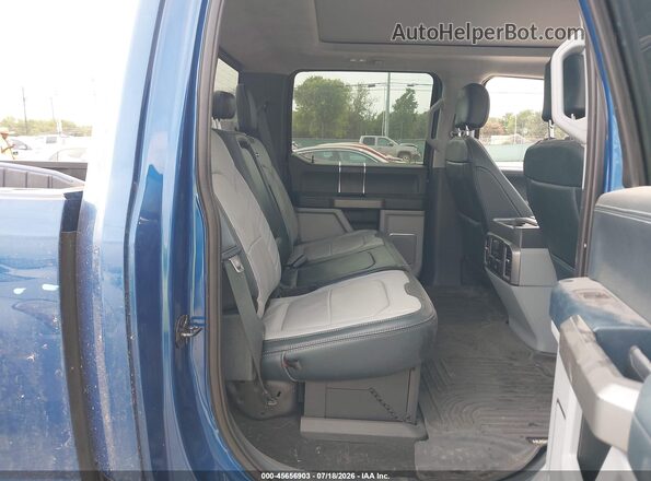 1FT7W2BT6NED39646 2022 FORD F-250 Blue Vista de la etiqueta del VIN