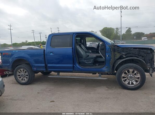 1FT7W2BT6NED39646 2022 FORD F-250 Blue Vista interior de 360 grados