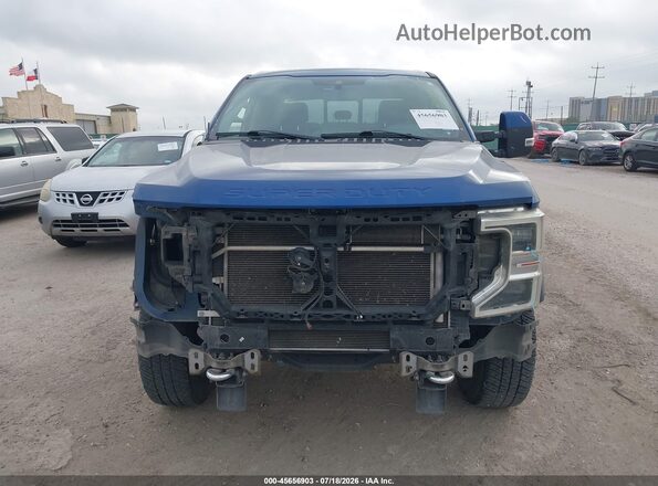 1FT7W2BT6NED39646 2022 FORD F-250 Blue Vista interior trasera