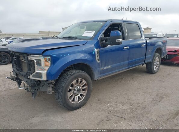1FT7W2BT6NED39646 2022 FORD F-250 Blue Vista tres cuartos delantera izquierda