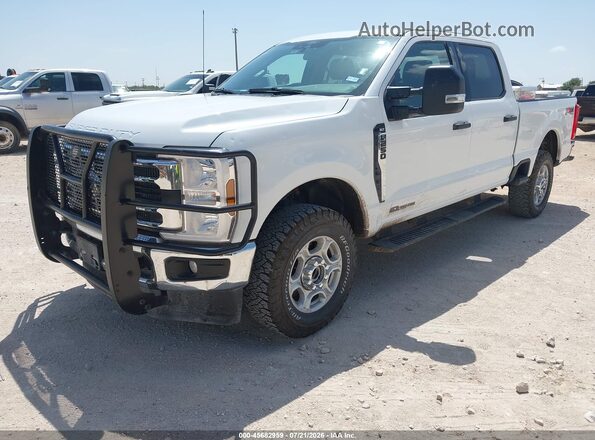 1FT7W2BT6SEC34701 2025 FORD F-250 White Առջևի ձախ երեք քառորդ տեսարան