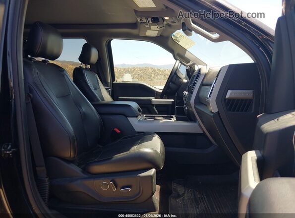 1FT7W2BT7HEE96932 2017 FORD F-250 Черный Вид салона спереди