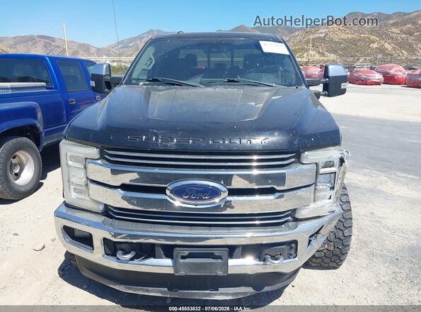 1FT7W2BT7HEE96932 2017 FORD F-250 Черный Вид щитка приборов