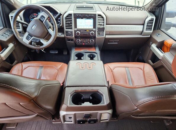 1FT7W2BT7KED21829 2019 FORD F250 Gray Вид панелі приладів