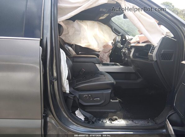 1FT7W2BT7KED32653 2019 FORD F-250 Gray Widok wnętrza z przodu