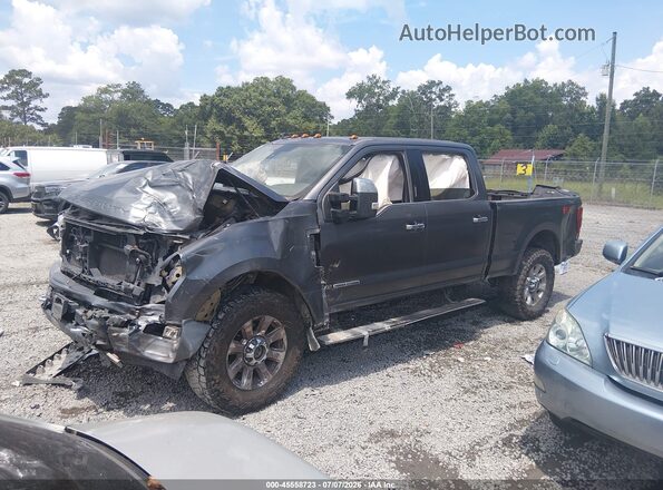 1FT7W2BT7KED32653 2019 FORD F-250 Gray Widok wnętrza 360 stopni