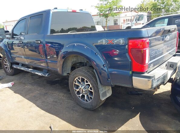 1FT7W2BT7LEC15169 2020 FORD F-250 Blue უკანა მარცხენა
