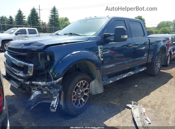 1FT7W2BT7LEC15169 2020 FORD F-250 Blue წინა მარცხენა ხედი სამი მეოთხედიდან