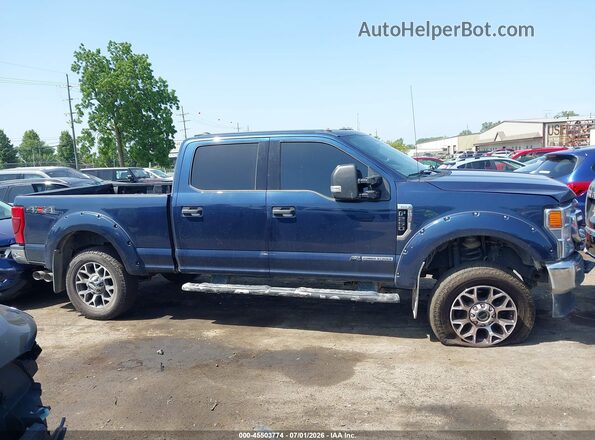 1FT7W2BT7LEC15169 2020 FORD F-250 Blue უკანა სალონის ხედი