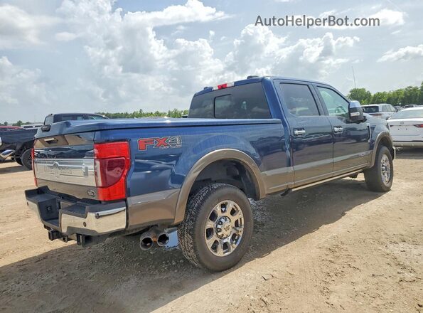 1FT7W2BT7LED20892 2020 FORD F250 Blue უკანა მარჯვენა