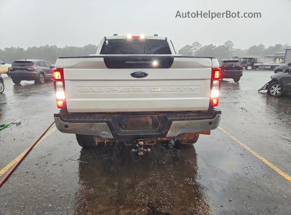 1FT7W2BT7MED66885 2021 FORD F250 White Widok z tyłu