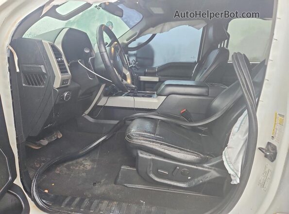 1FT7W2BT7MED66885 2021 FORD F250 White Widok wnętrza z przodu