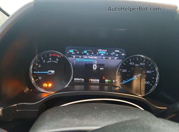 1FT7W2BT7MED66885 2021 FORD F250 White Widok zestawu wskaźników