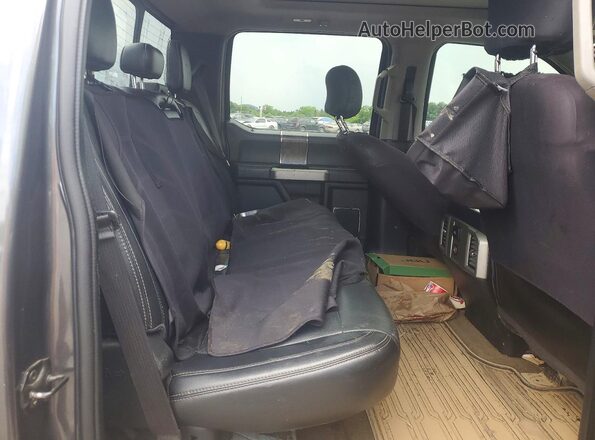 1FT7W2BT8HEC60192 2017 FORD F250 Gray Вид задніх сидінь