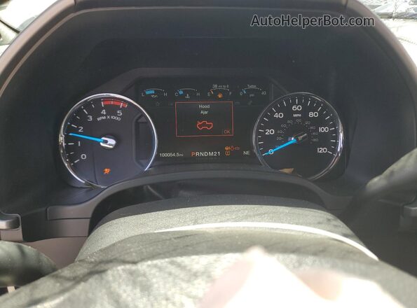 1FT7W2BT8HEE10222 2017 FORD F250 White Սարքավորումների վահանակի տեսք