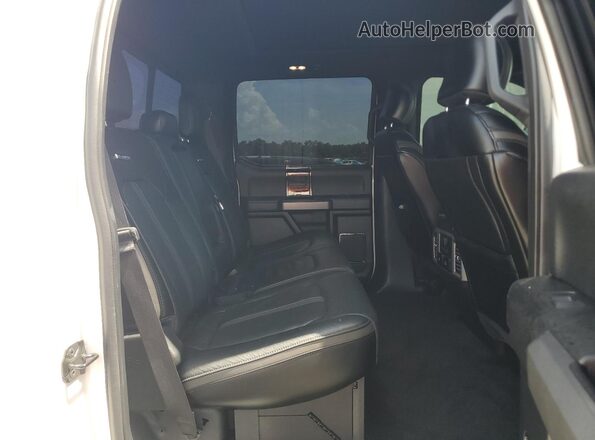 1FT7W2BT8HEE10222 2017 FORD F250 White Հետևի նստատեղերի տեսք