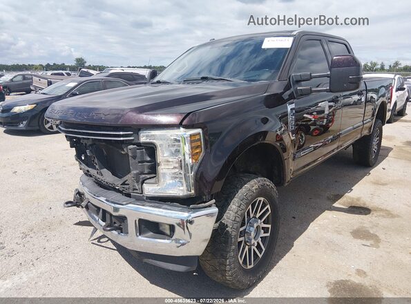 1FT7W2BT8JEB64536 2018 FORD F-250 Purple Передня ліва чверть