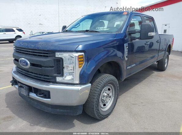 1FT7W2BT8KEE75448 2019 FORD F-250 Dark Blue Передня ліва чверть