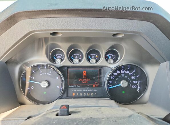 1FT7W2BT9GEA90374 2016 FORD F250 Белый Вид щитка приборов