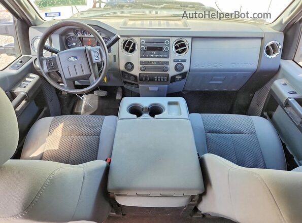 1FT7W2BT9GEA90374 2016 FORD F250 Белый Вид панели приборов