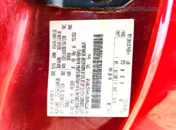 1FT7W2BT9HEC19618 2017 FORD F250 Red Engine compartment view