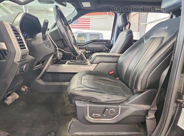 1FT7W2BT9HED08301 2017 FORD F250 Black Вид салону спереду