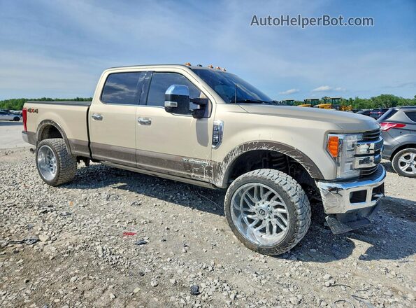 1FT7W2BT9HED13692 2017 FORD F250 Бежевый Передняя правая четверть