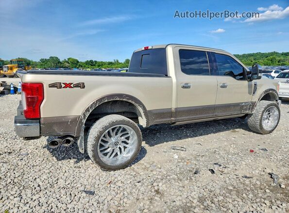 1FT7W2BT9HED13692 2017 FORD F250 Бежевый Задняя правая четверть