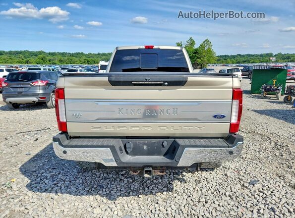 1FT7W2BT9HED13692 2017 FORD F250 Бежевый Вид сзади