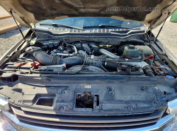 1FT7W2BT9HED13692 2017 FORD F250 Бежевый Вид задней части салона