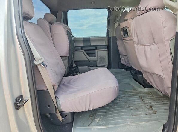 1FT7W2BT9JEB26166 2018 FORD F250 Silver უკანა სავარძლების ხედი
