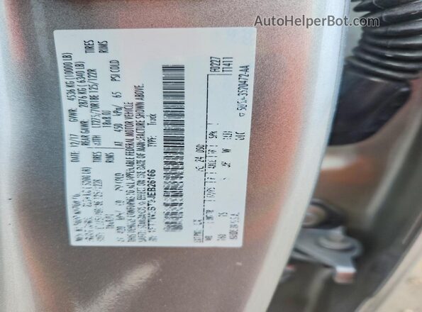 1FT7W2BT9JEB26166 2018 FORD F250 Silver ძრავის განყოფილების ხედი