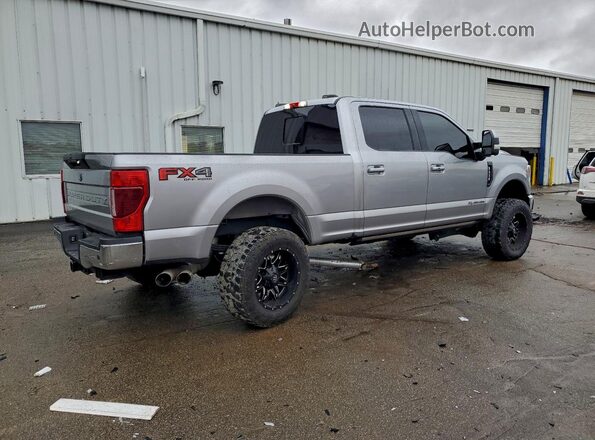 1FT7W2BT9MEC26904 2021 FORD F250 Silver Trasero derecho