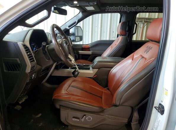 1FT7W2BT9MEC81403 2021 FORD F250 White Vista interior delantera