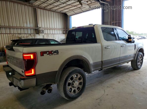 1FT7W2BT9MEC81403 2021 FORD F250 White Trasero derecho