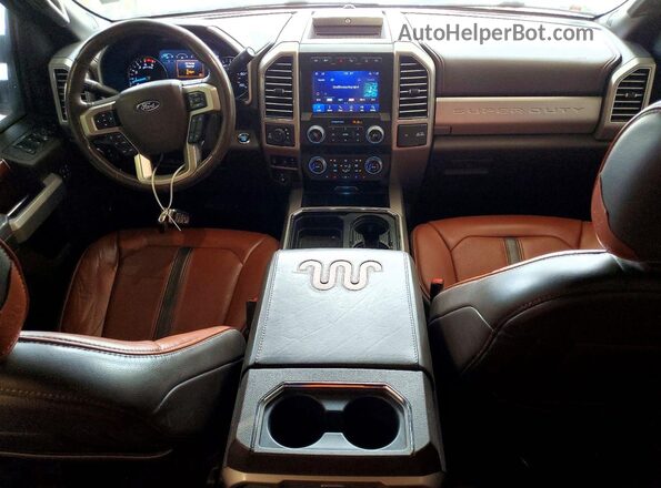 1FT7W2BT9MEC81403 2021 FORD F250 White Vista del salpicadero