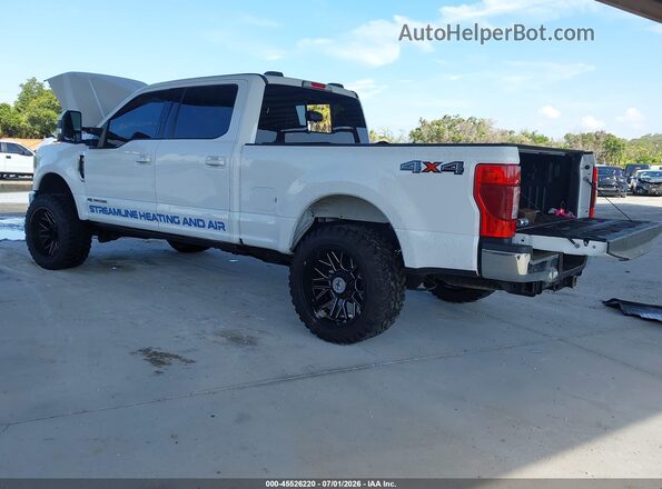1FT7W2BTXLEC37747 2020 FORD F-250 White Задня ліва чверть