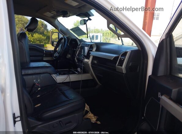 1FT7W2BTXLEC37747 2020 FORD F-250 White Вид салону спереду