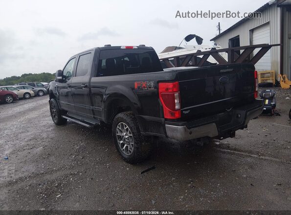 1FT7W2BTXMED12822 2021 FORD F-250 Black Задня ліва чверть